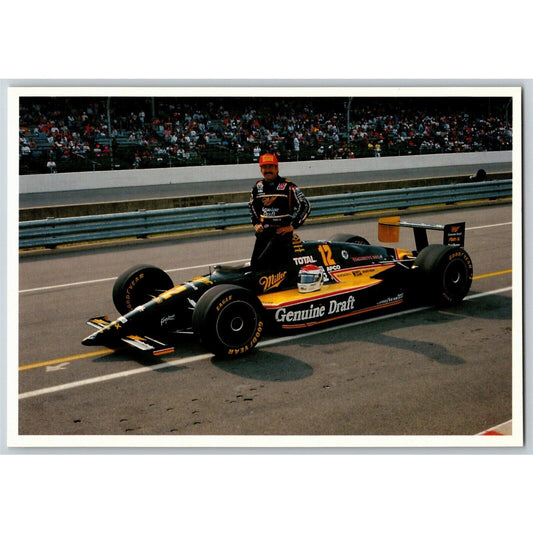c1992 Indy 500 - Bobby Rahal - Motor Speedway NOS 4" x 5 3/4" Postcard