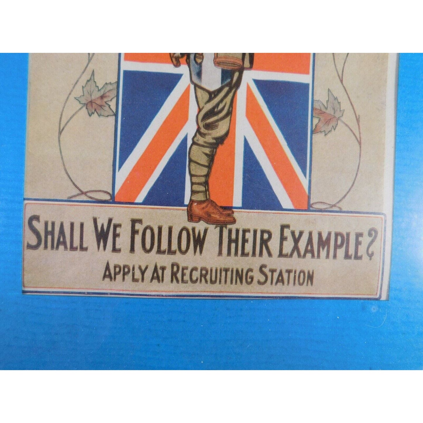 Heroes Of St. Julien and Festubert British Recruiting Advertisement