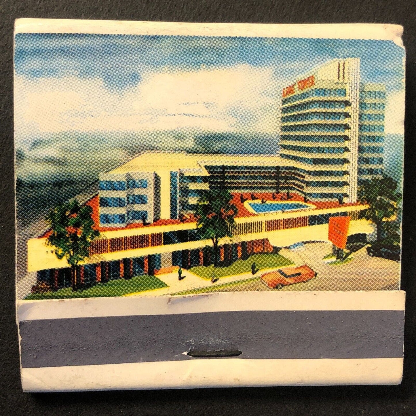 Lake Tower Motel Chicago Full Vintage Matchbook c1960's VGC Scarce