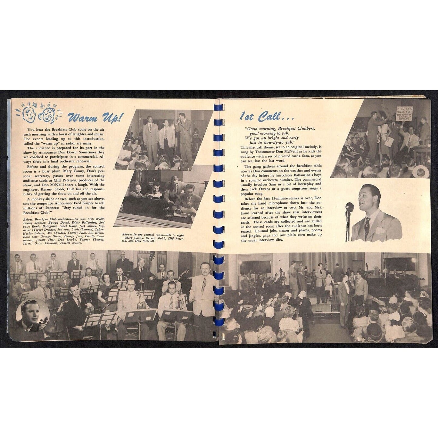 Don McNeil Breakfast Club 1947 Yearbook - (Morning Variety Radio Show)