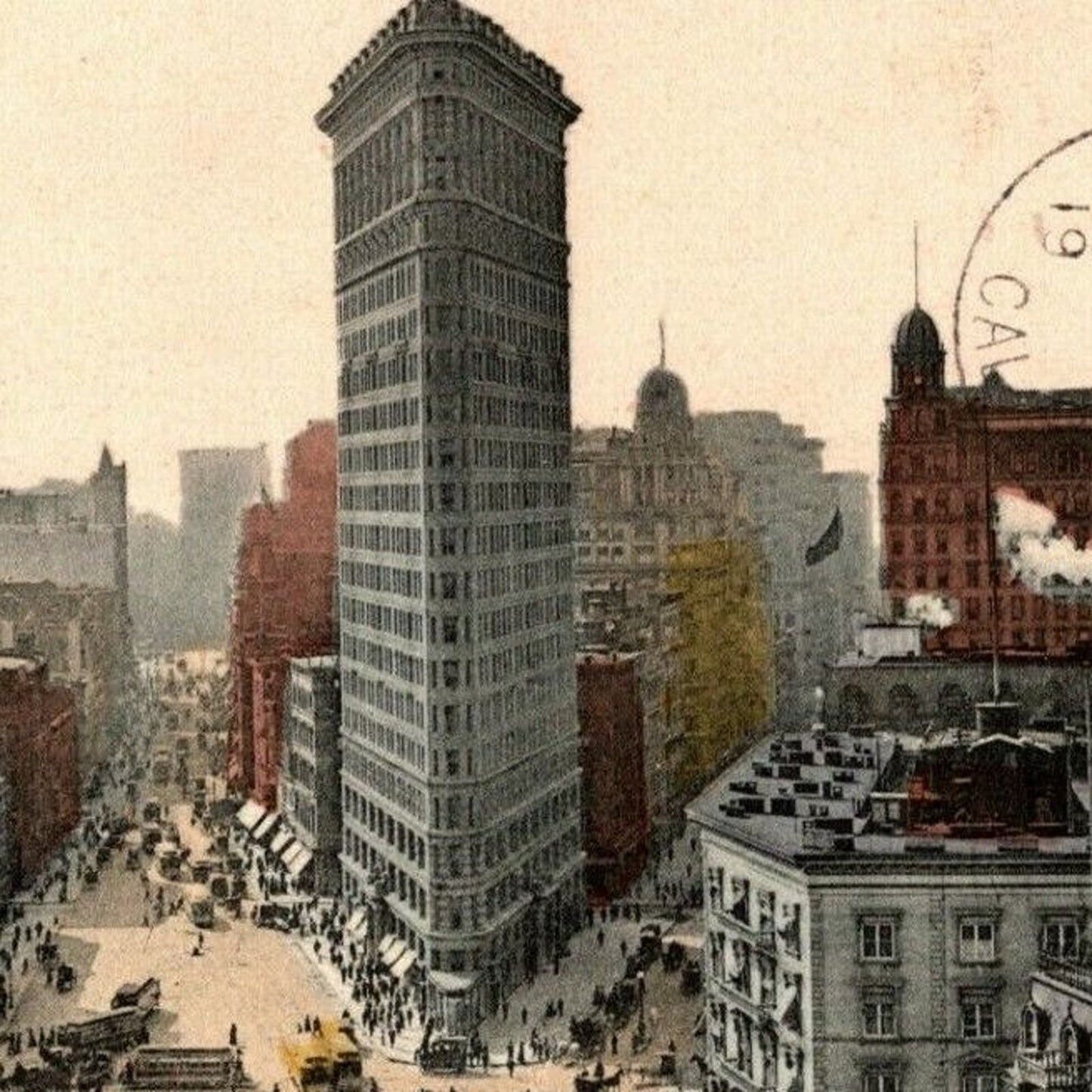 Vintage c1908 New York Postcard "Flatiron Building" (Hagemeister H. H. Co.)