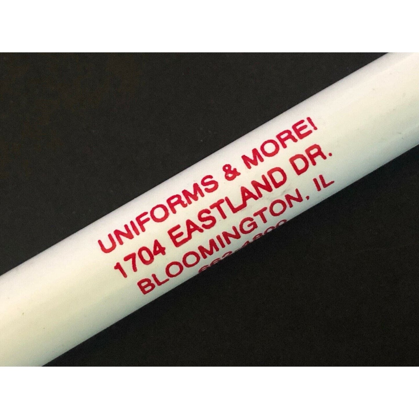 c1980's "Uniforms & More" Bloomington, IL Childs Nurse Bear Advertising Pen GC