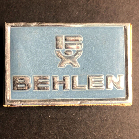 Behlen Grain Systems Farm Equip Foil Top Matchbox Matchbook c1960's-70's Scarce