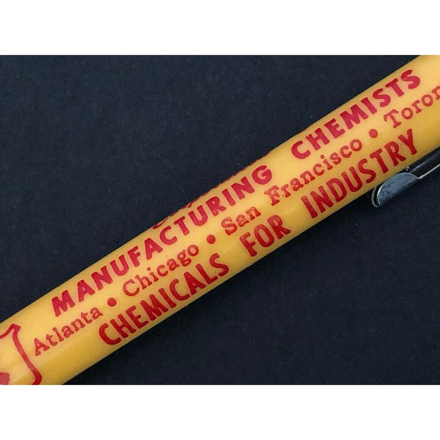 c1950's-60's "The Sanfax Corp. Chemicals for Industry" Mech. Advertising Pencil
