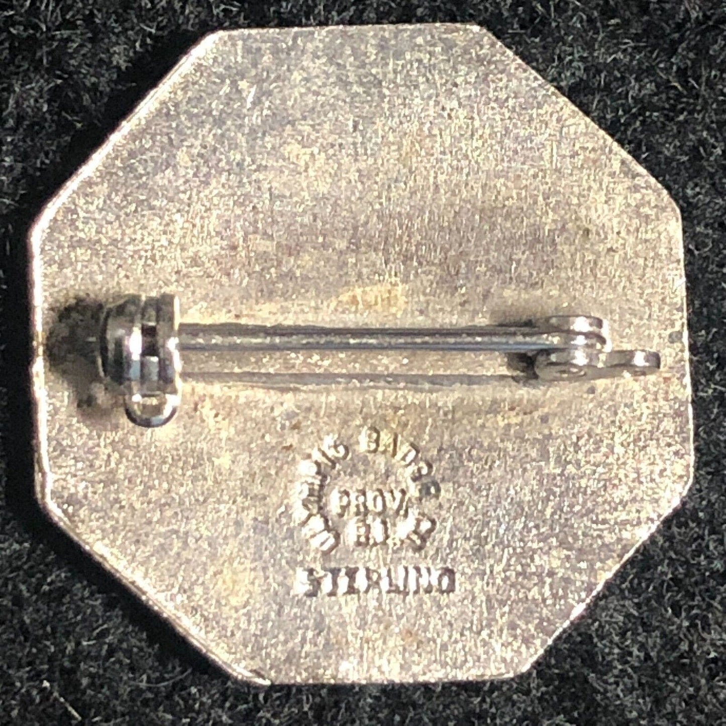 Dr. John M. Meadows Memorial Hospital Enameled Pinback Lapel Pin - Sterling