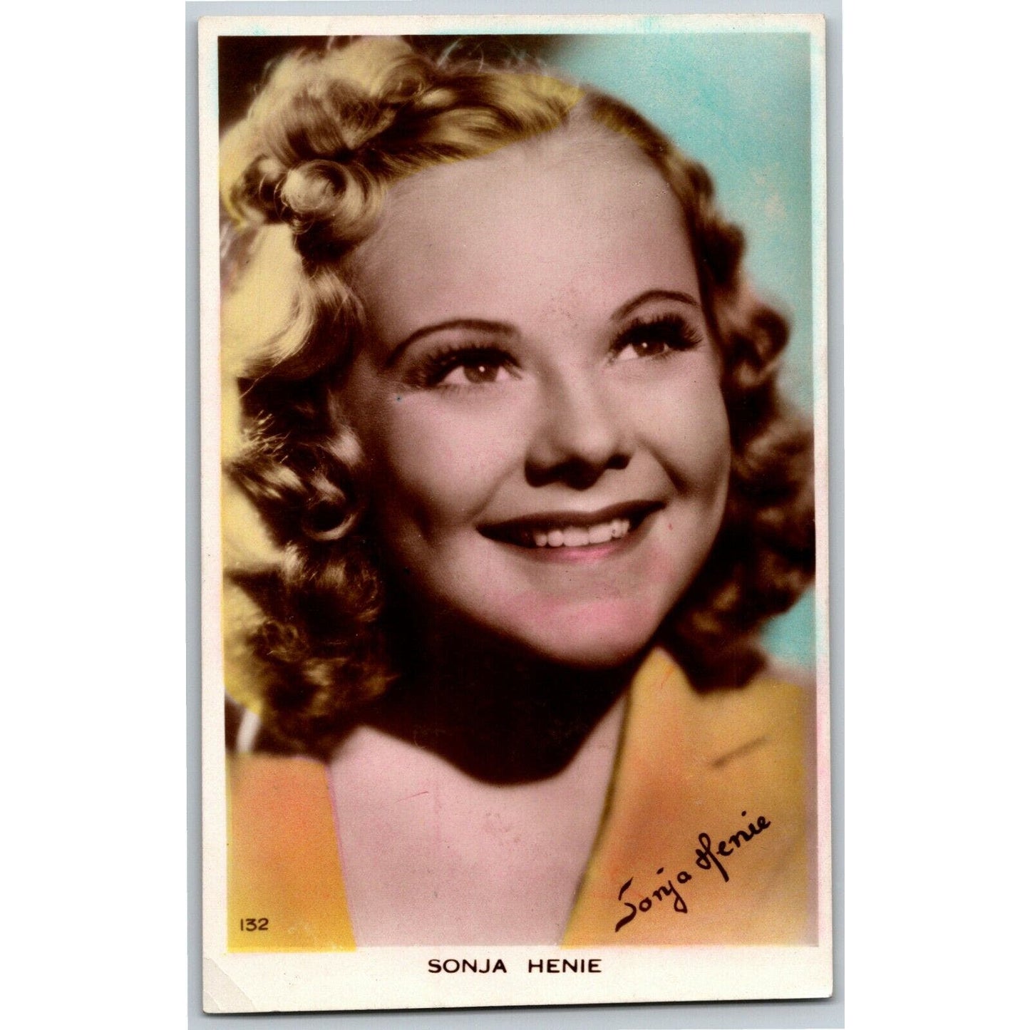 Sonja Henie RPPC Postcard - Ken Prag Collection - VGC