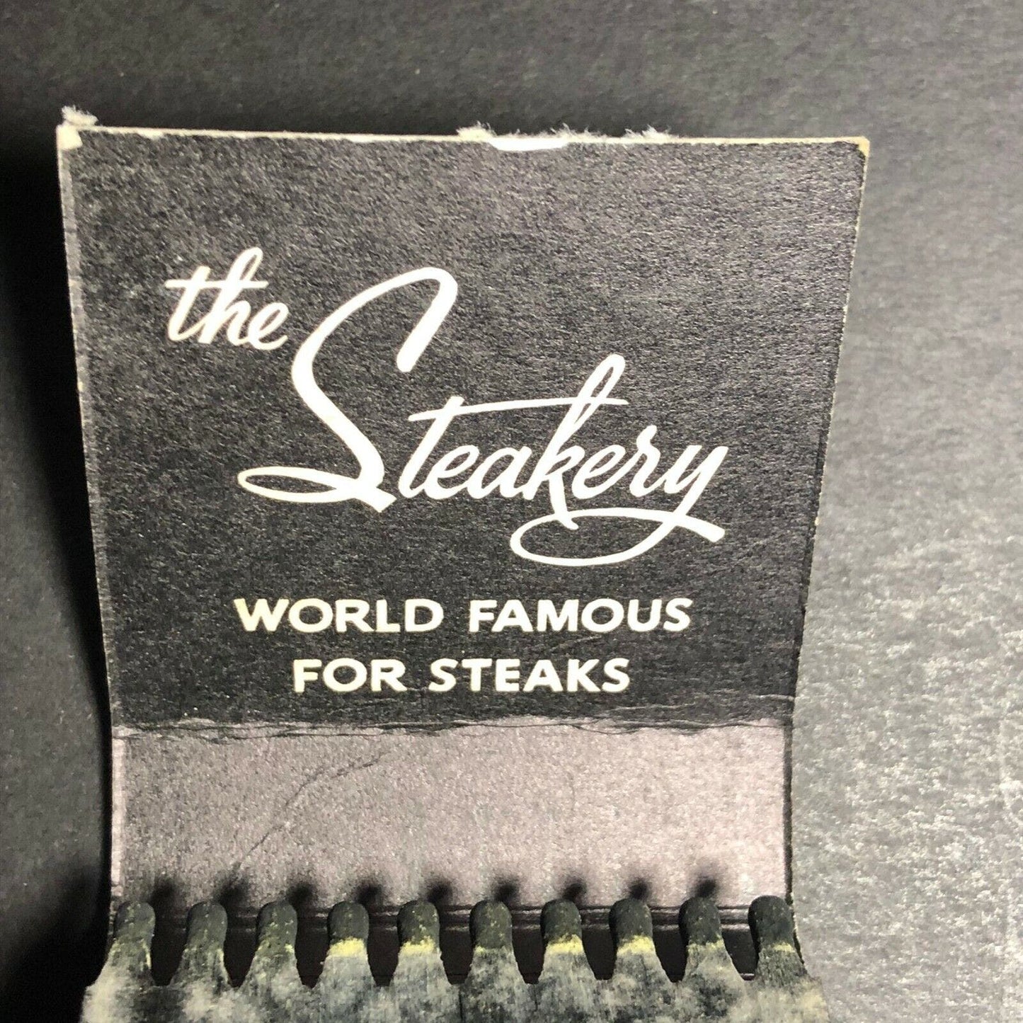 1960's-70's Full Matchbook - "Phil Lehr's Pay-By-Once Steakery San Francisco, CA