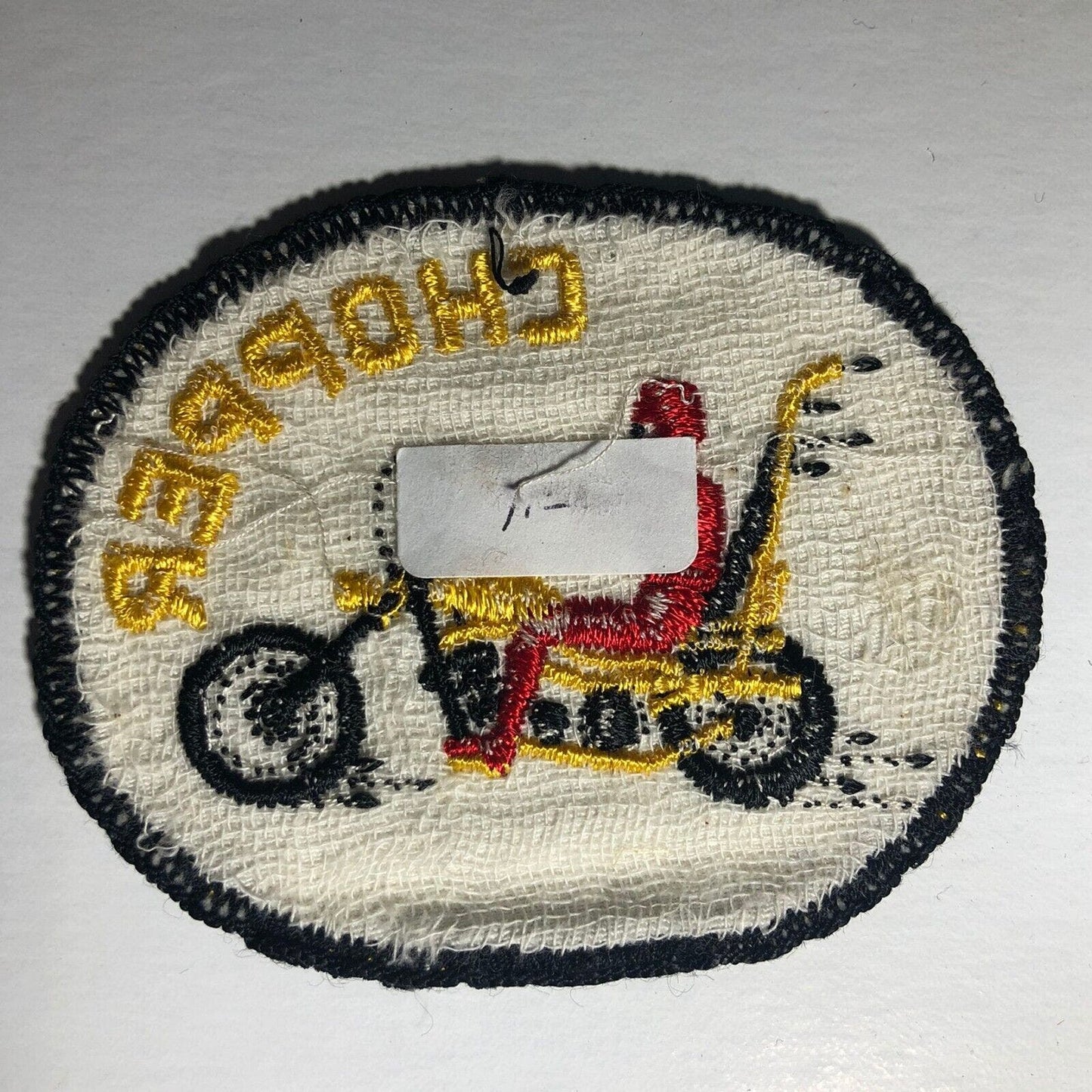Chopper Motorcycle Vintage Embroidered Patch c1965-75 VGC