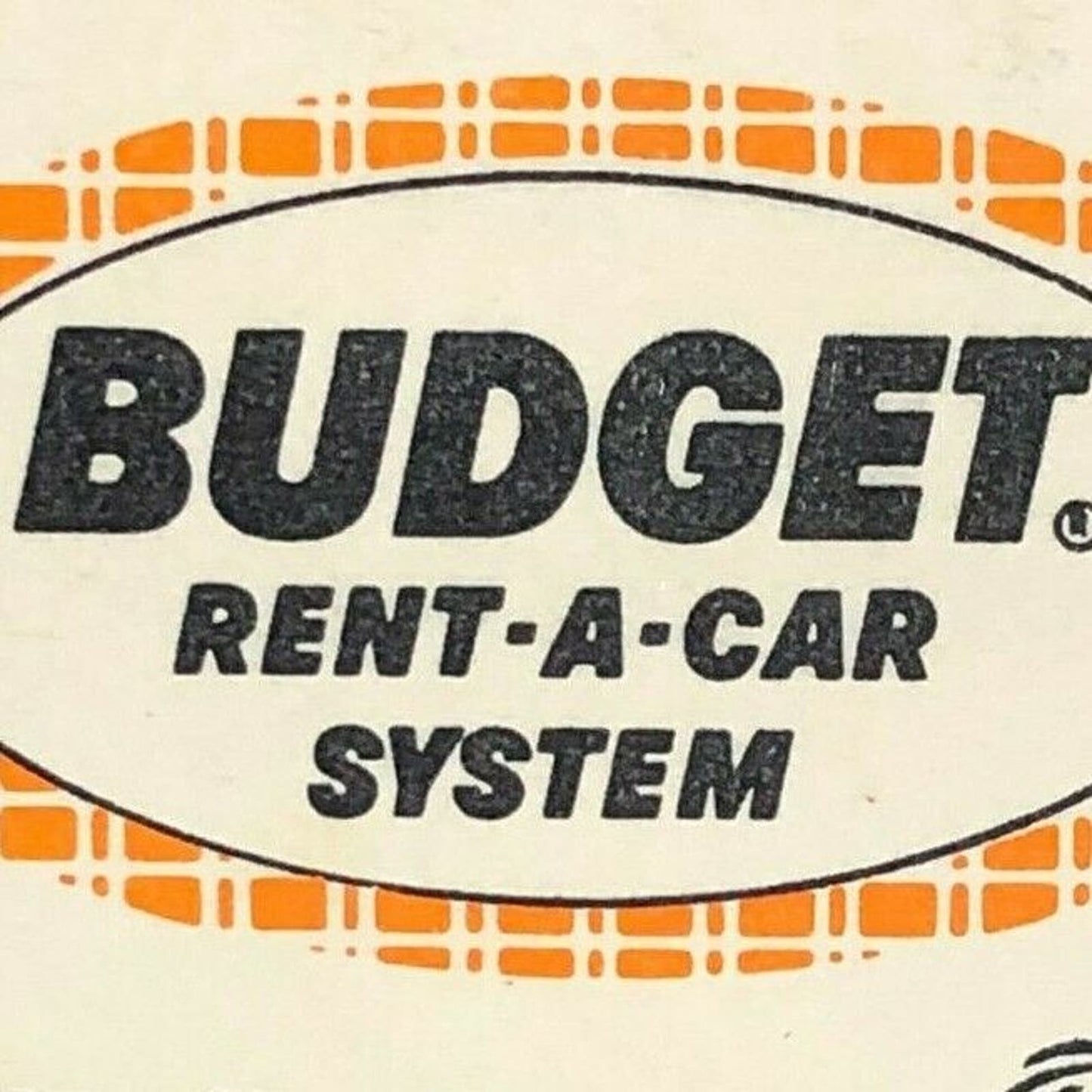 1960's Full Matchbook "Budget Rent-A-Car System" (Several California Locations)