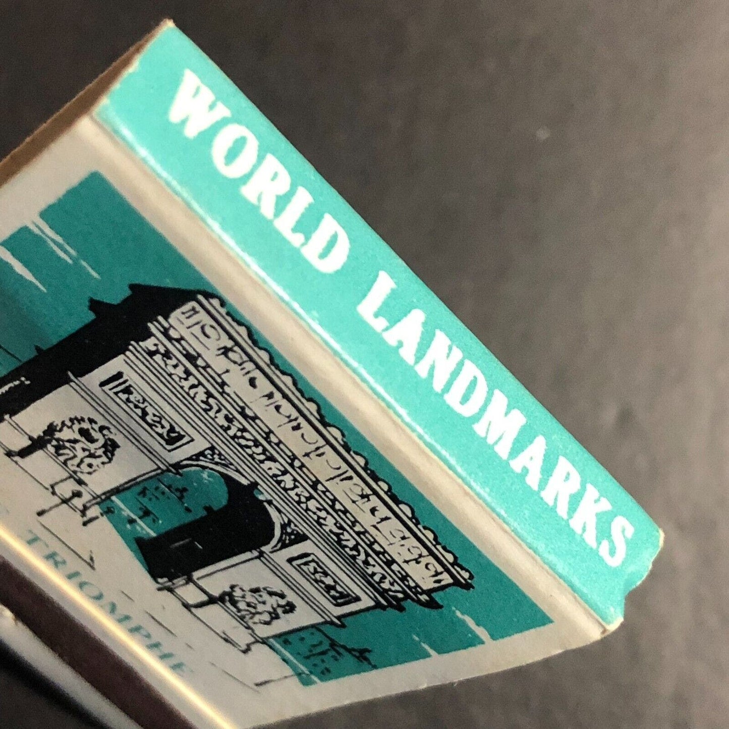 "World Landmarks" Series Arc De Triomphe Full Matchbook c1968-73