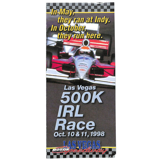 1998 Las Vegas Motor Speedway 500K IRL Race Info & Ticket Order Form Sheet