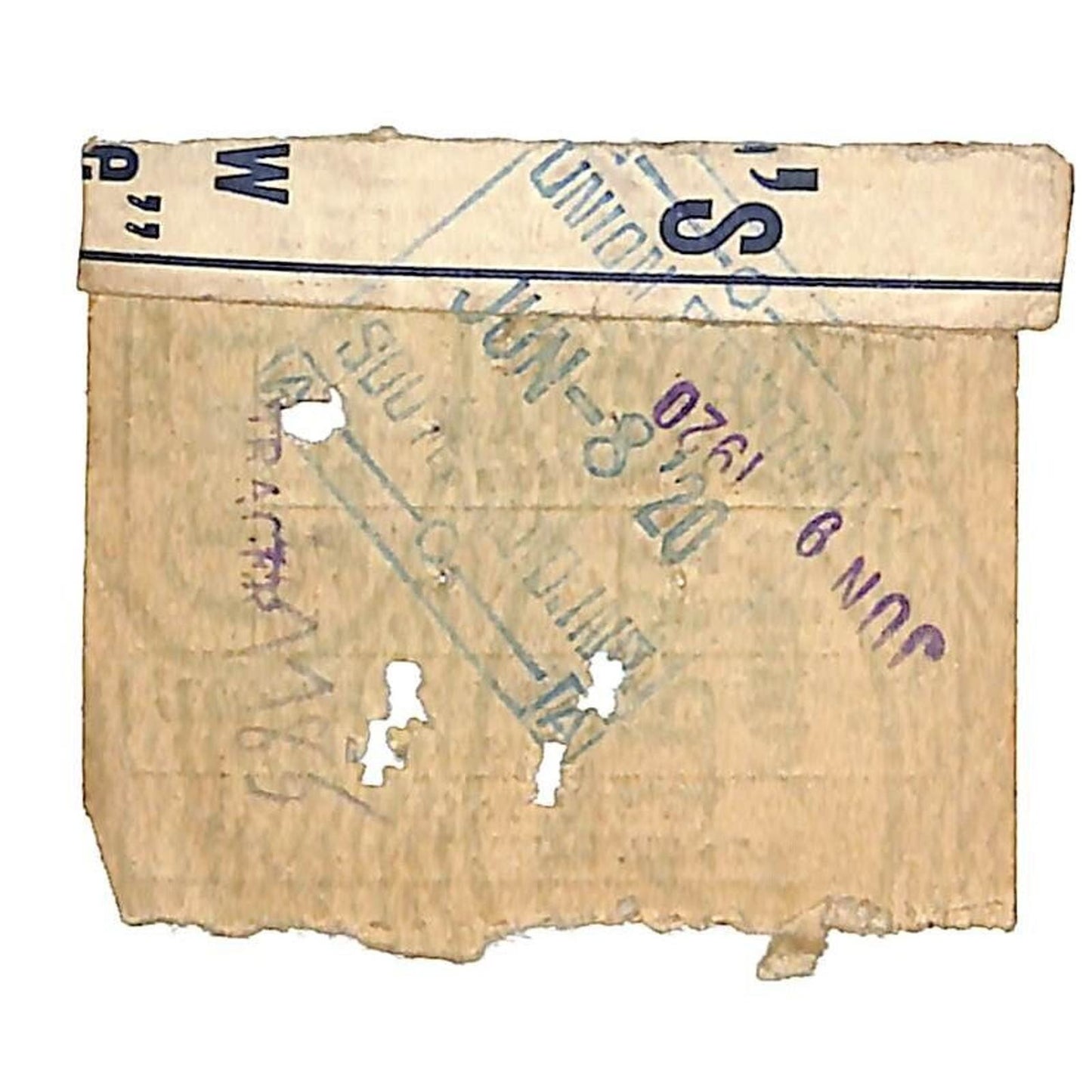 New York Central Railroad Ticket 1920 Chicago to St. Paul