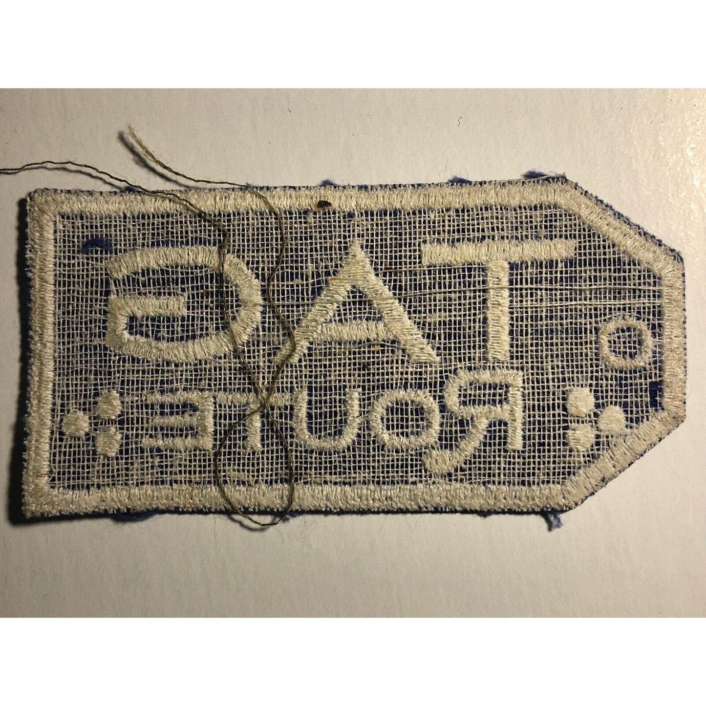 "Tag Route" Tennessee, Alabama Georgia RR Vintage Embr. Patch - c1960's-70's