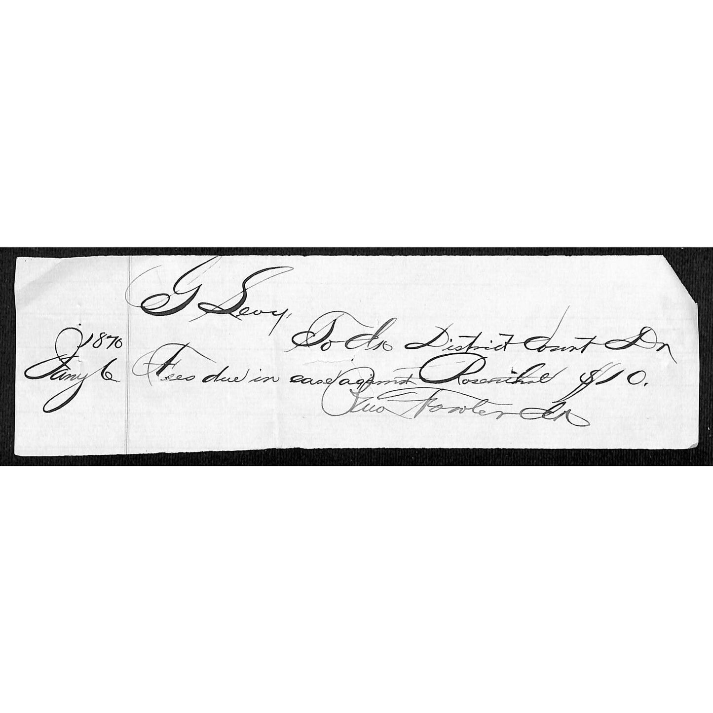 Hand Written Receipts Check - 3 1870's & 1 905 - New York Virginia City, Montana