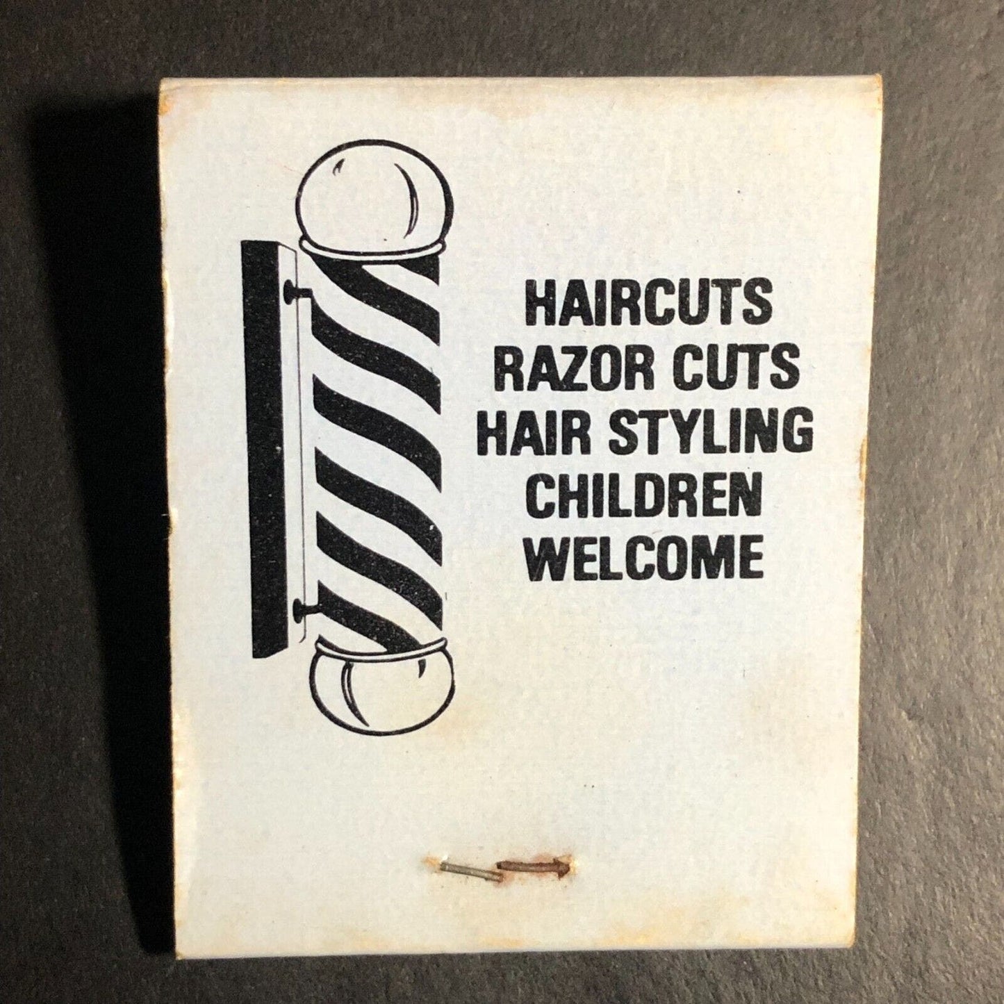 Joe's Barbershop Joe Vanaria 35th St. Chicago Matchbook c1968-73