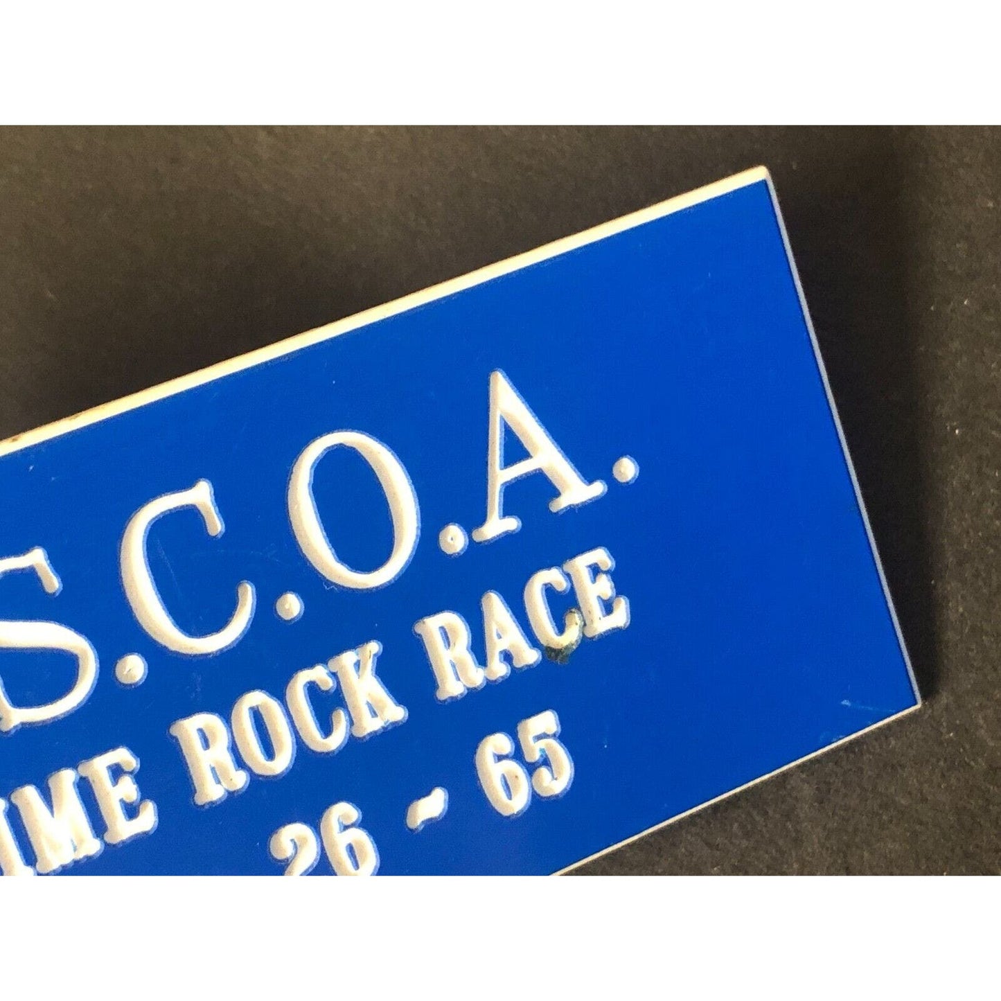 BSCOA British Sports Car Owners Lime Rock Race 6/26 1965 Auto Racing Wall Plaque
