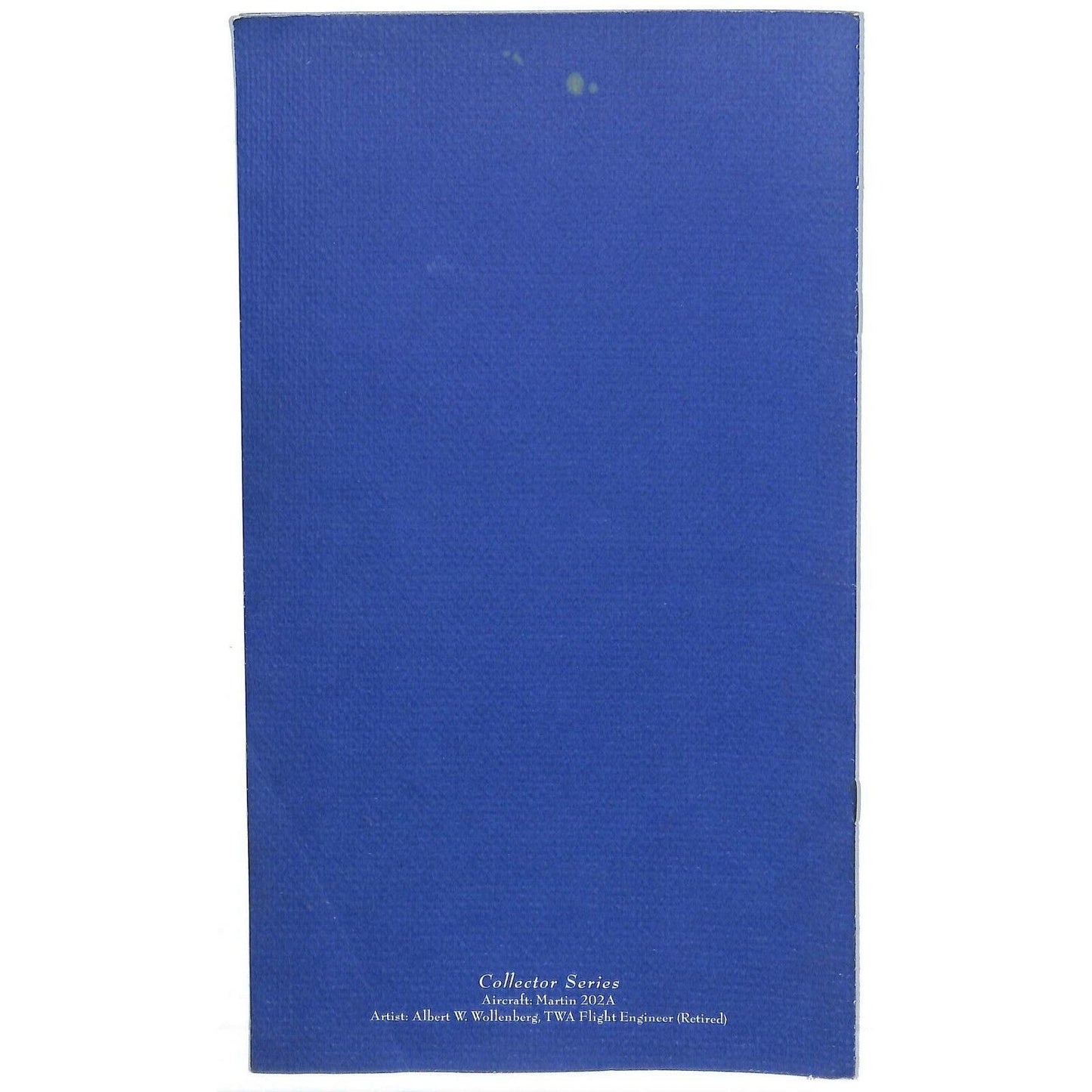 1993 TWA Trans World Airlines Ambassador Collector Series Martin 202A Menu