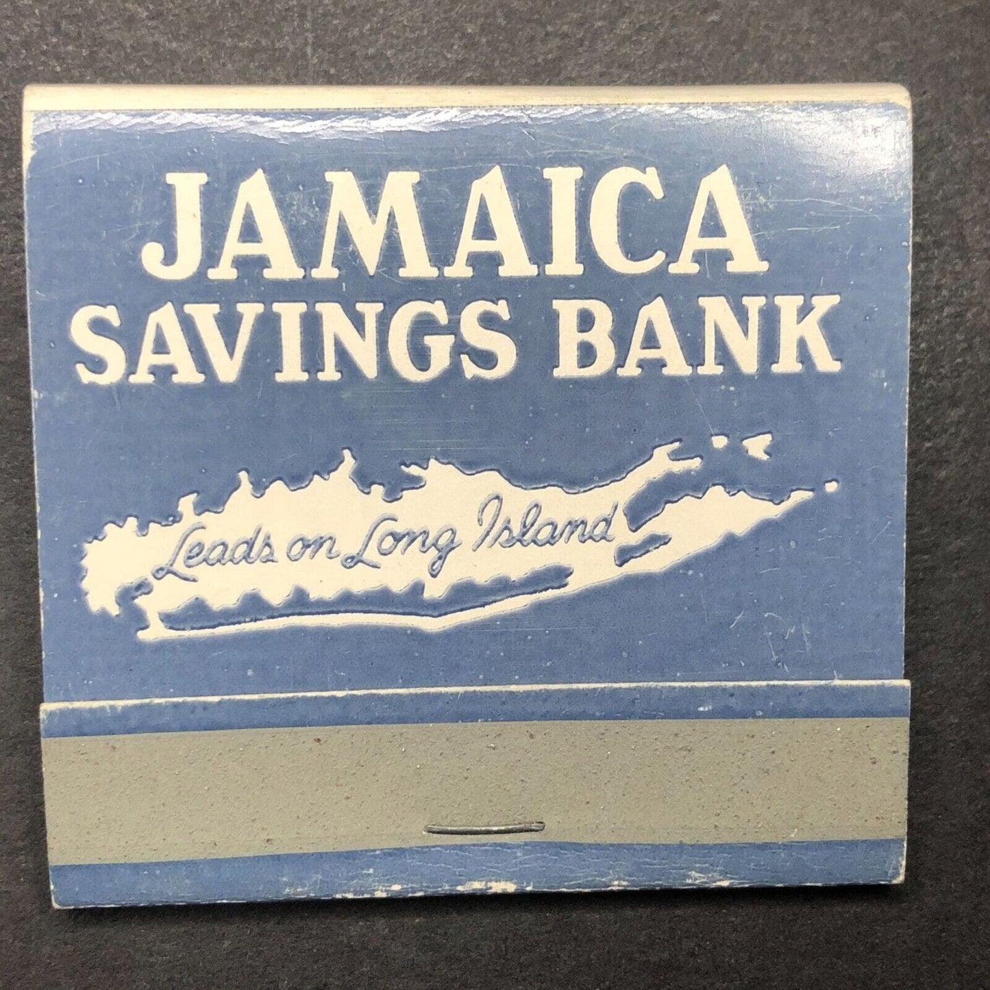 Jamaica Savings Bank Long Island Full Matchbook c1960's-73 VGC Scarce
