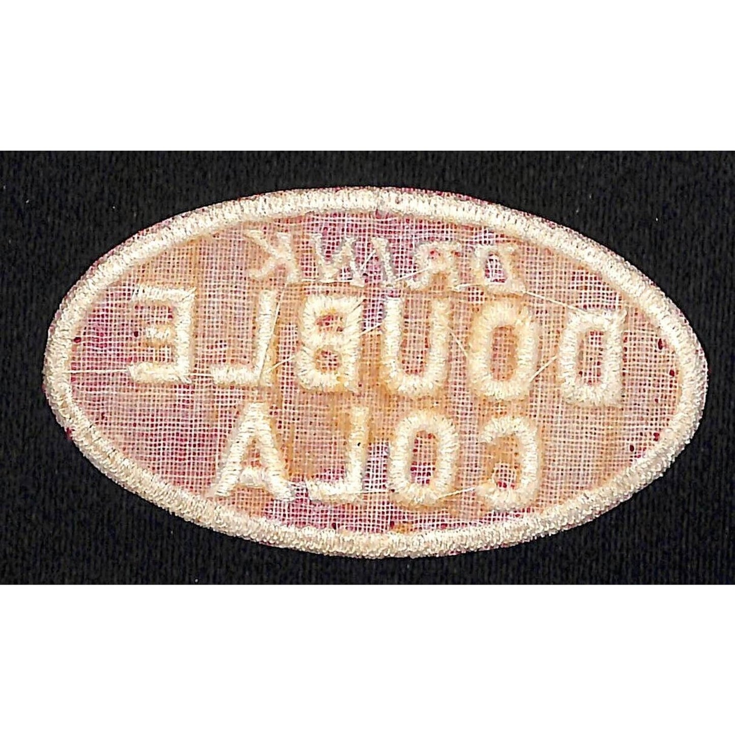 Double Cola Embroidered Soda Patch c1940's-50's VGC Scarce