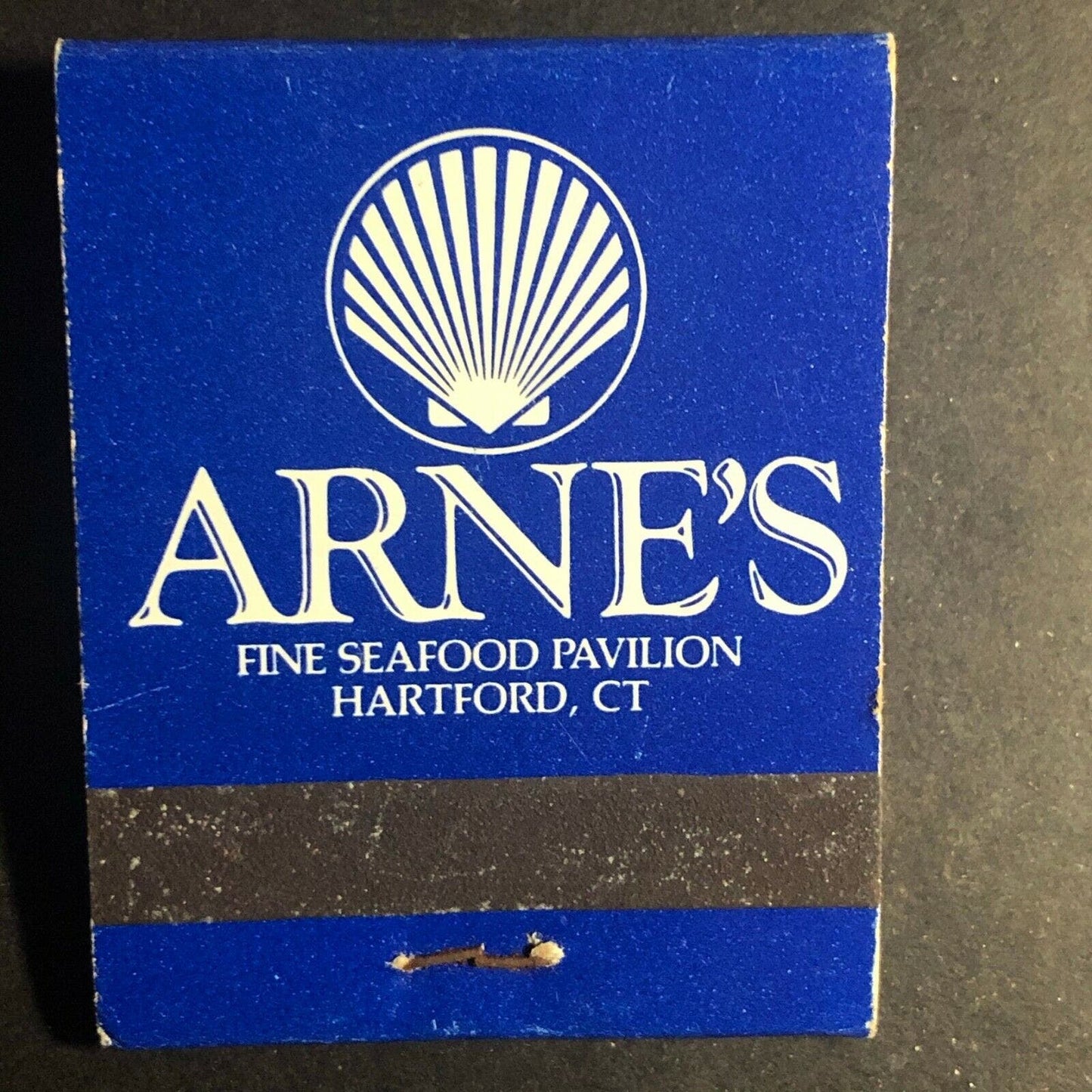 Vintage 1970's-80's Full Matchbook -- Arne's Seafood Restaurant - Boston, MA