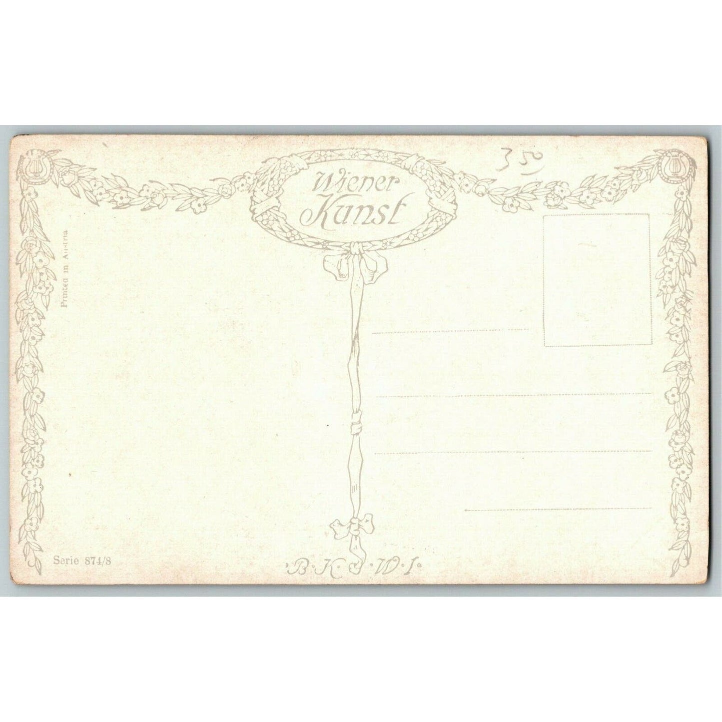 Vintage c1910 Postcard - Composer Felix Mendelssohn - Unposted