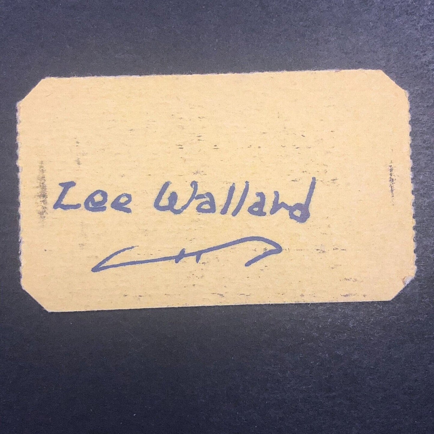 Auto Racing Rain Check Ticket Lee Wallard Reading Fair 9/17 1950 #3624