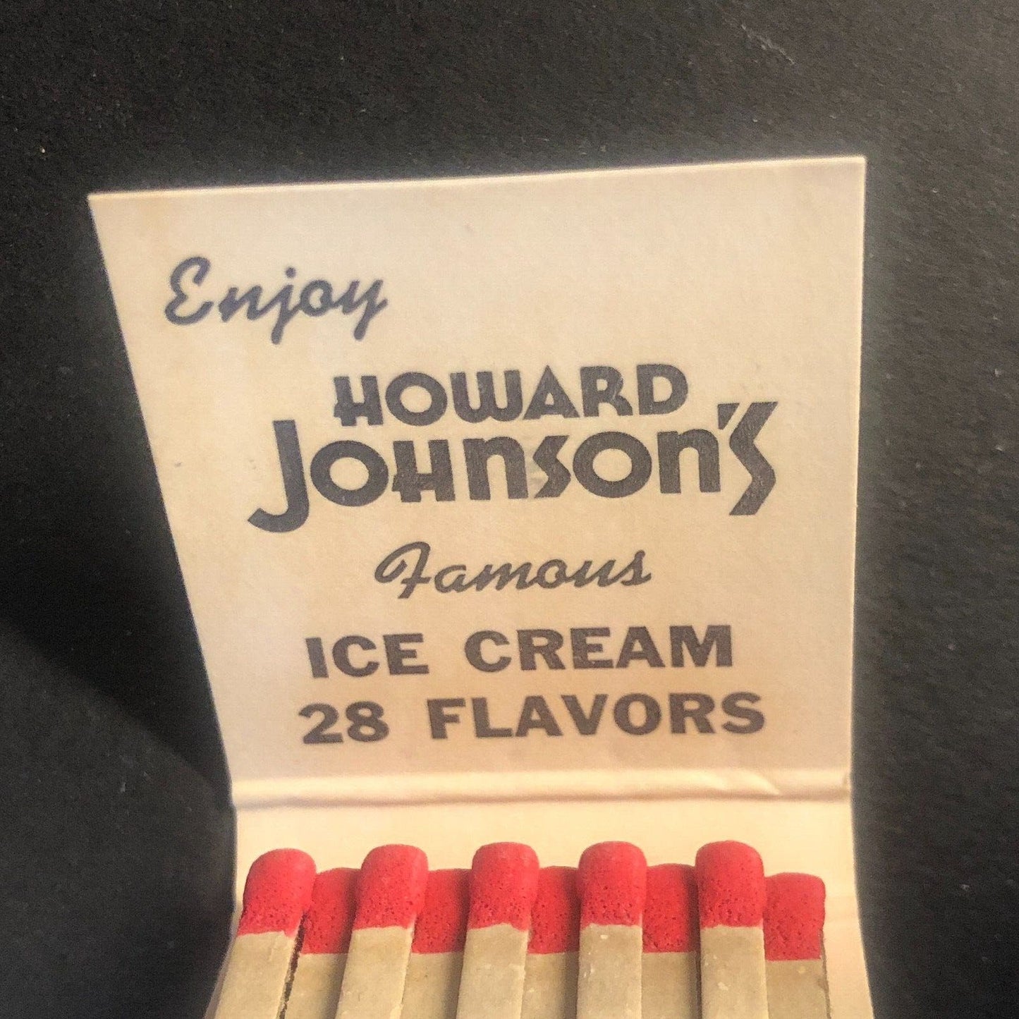 Howard Johnson's Motor Lodges Vintage Full Matchbook Real Photo c1960's-73
