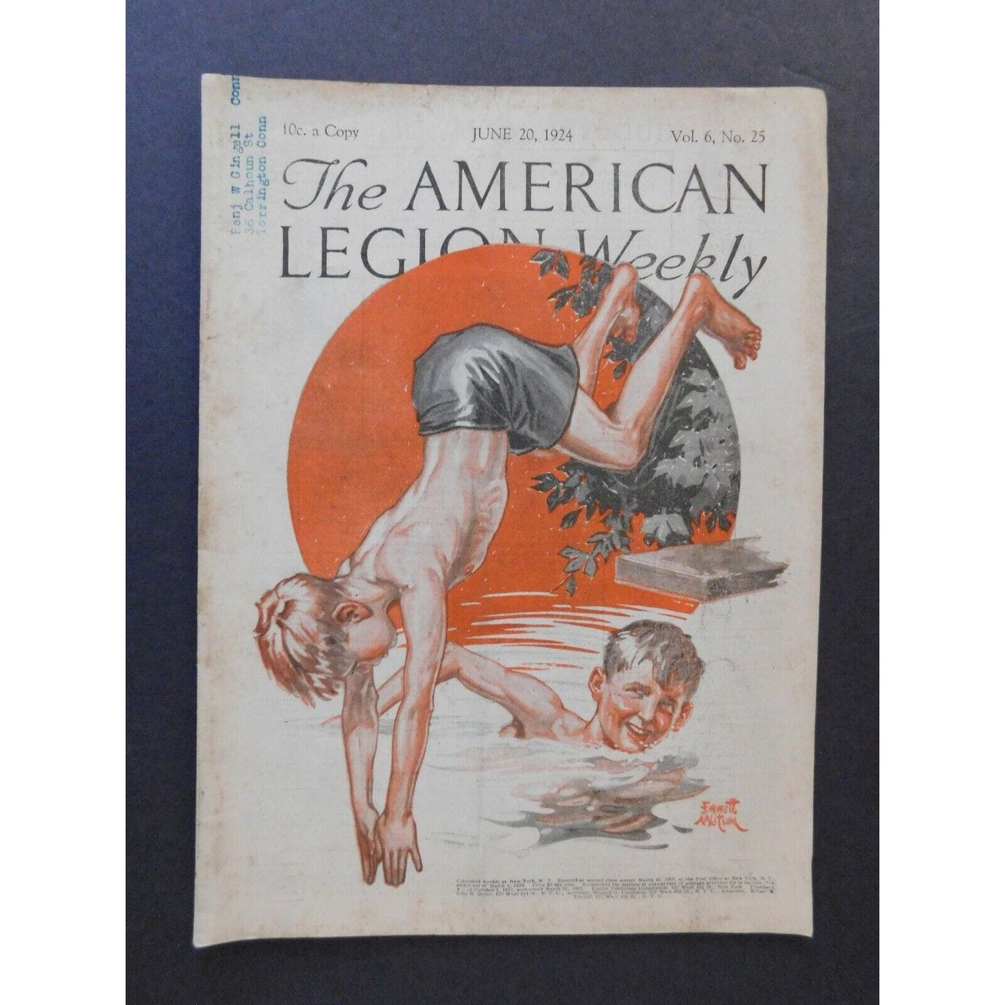 "The American Legion Weekly" June 20 1924 - 22 pgs.