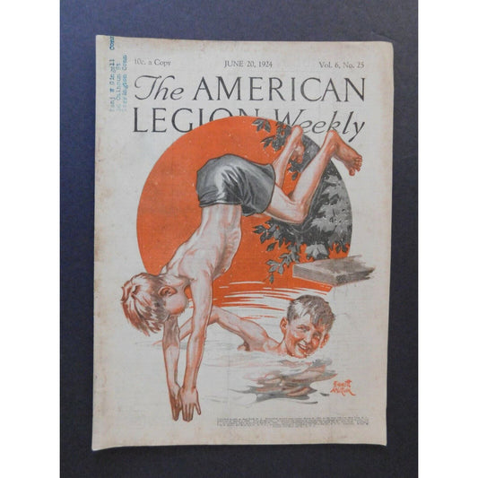 "The American Legion Weekly" June 20 1924 - 22 pgs.
