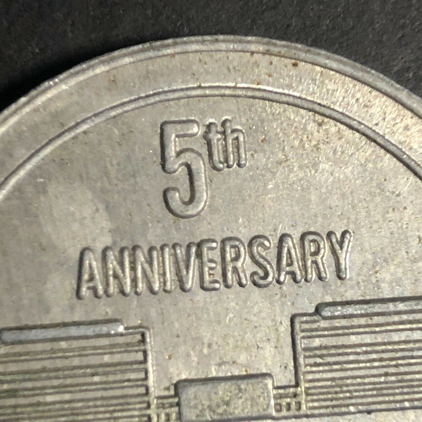 37mm Aluminum? 1963 General Dynamics Astronautics 5th Anniv. Open House Token