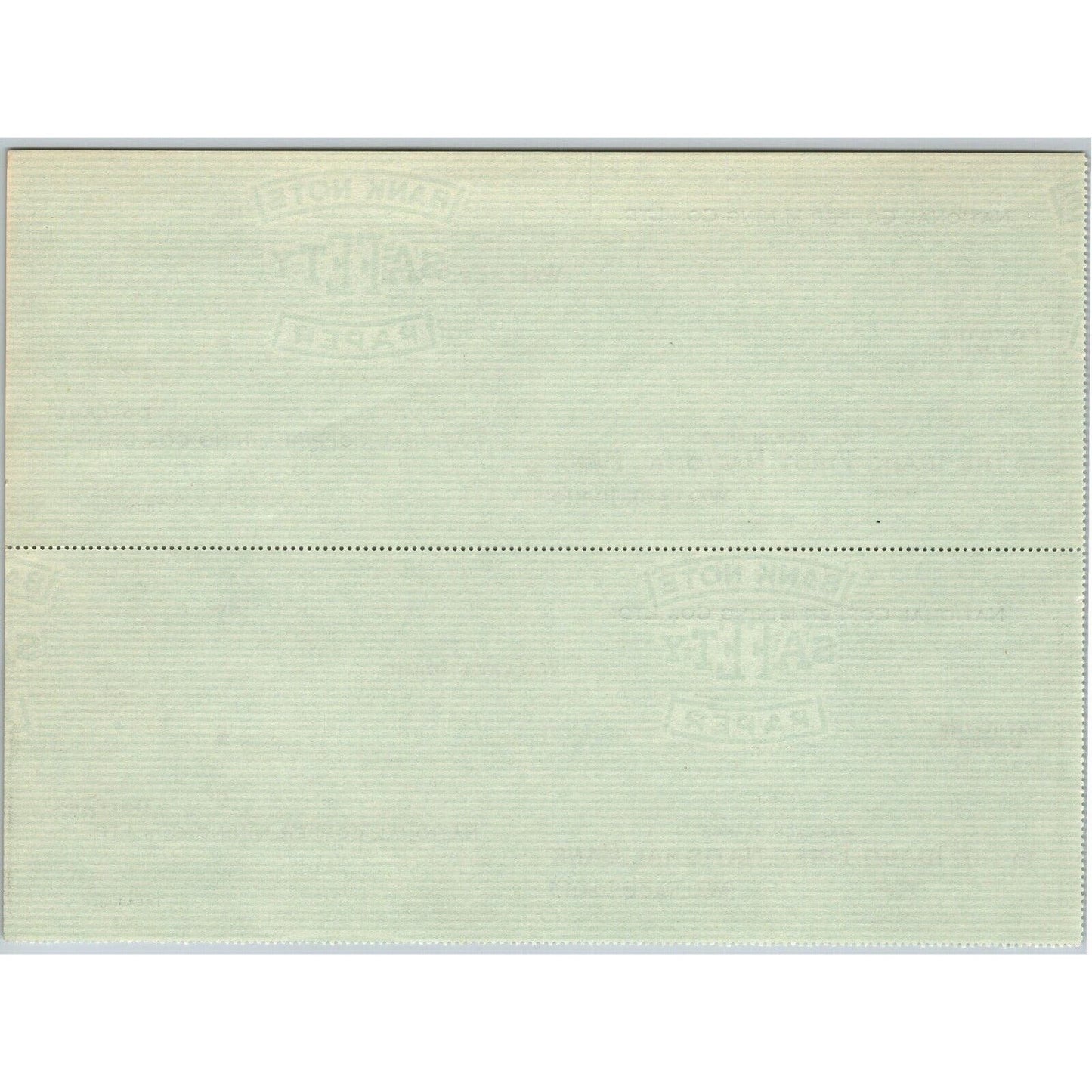 Cascade Bank of Great Falls Montana - Bank Check Sheet 1900 - 1909