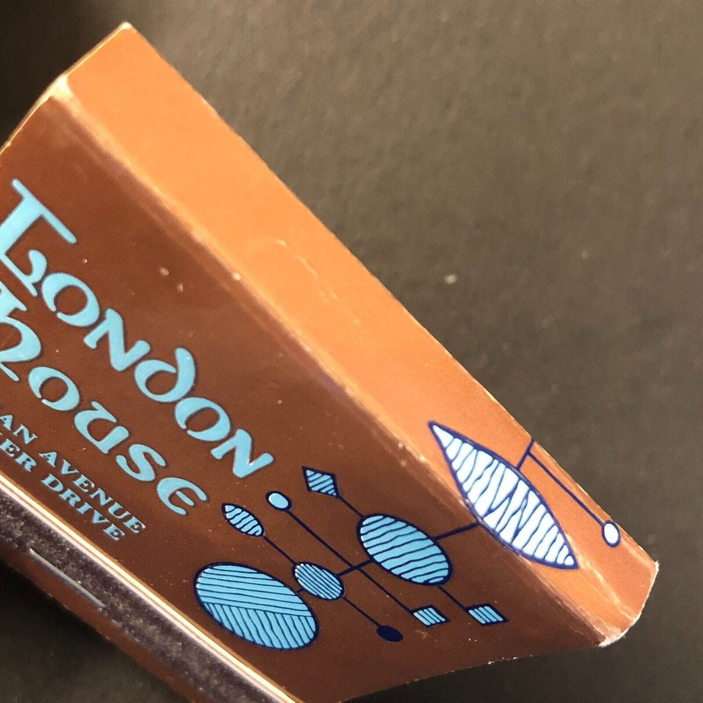 London House Restaurant Vintage Full Matchbook c1960's-73 VGC