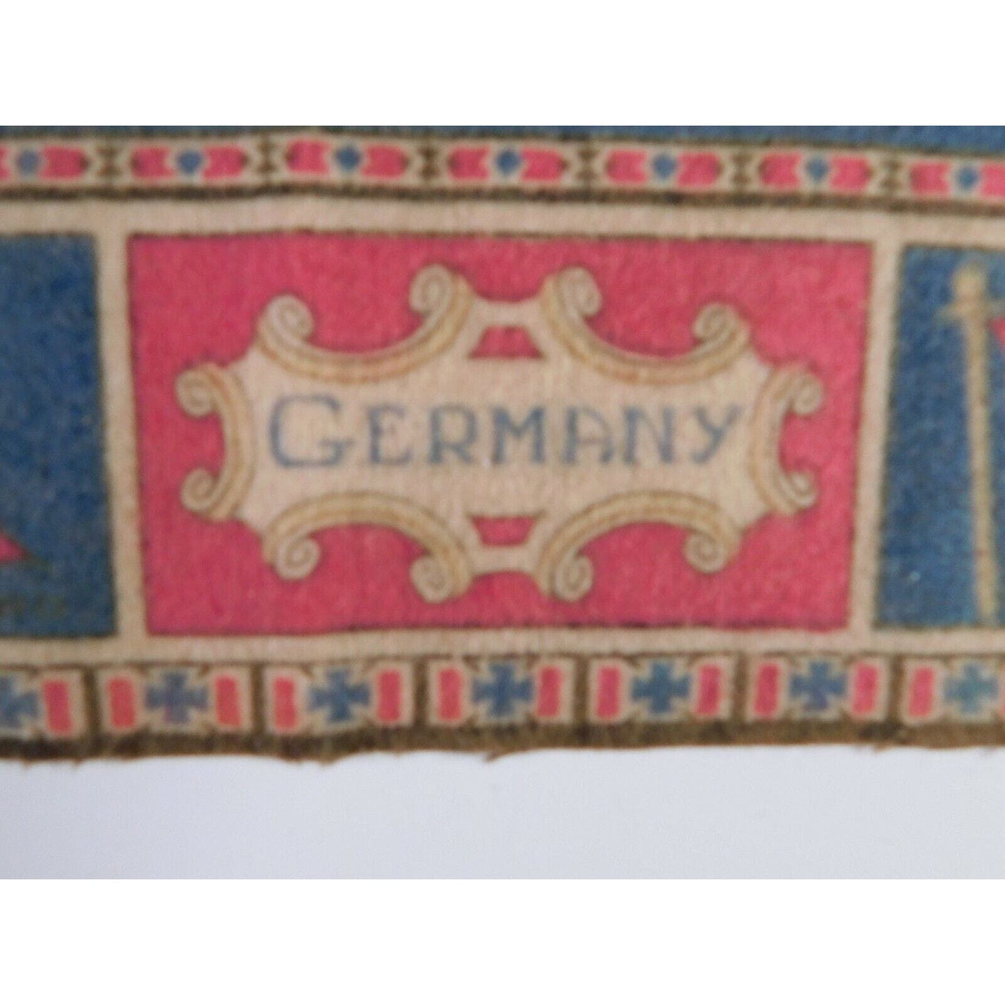 Group of 3 1910-1916 Felt Nationality Flags Rugs - Tobacco Premiums