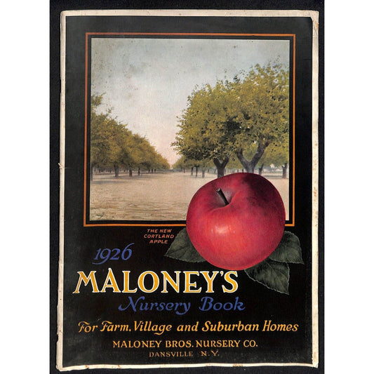 Dansville, NY Maloney Bros. Nursery Book 1926 VGC 48pp Scarce