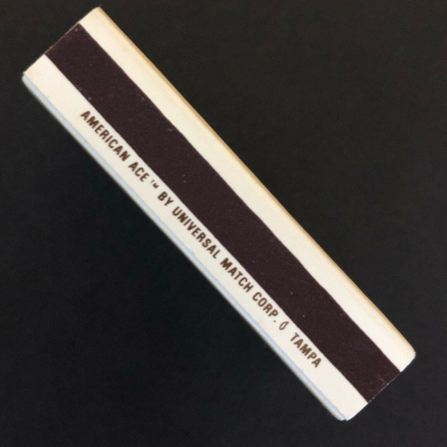 c1980-90 's Vintage Wooden Matchbox Matchbook "Trolley Station" Restaurant