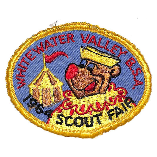 BSA Patch Whitewater Valley 1964 Scout Fair - Circus Big Top