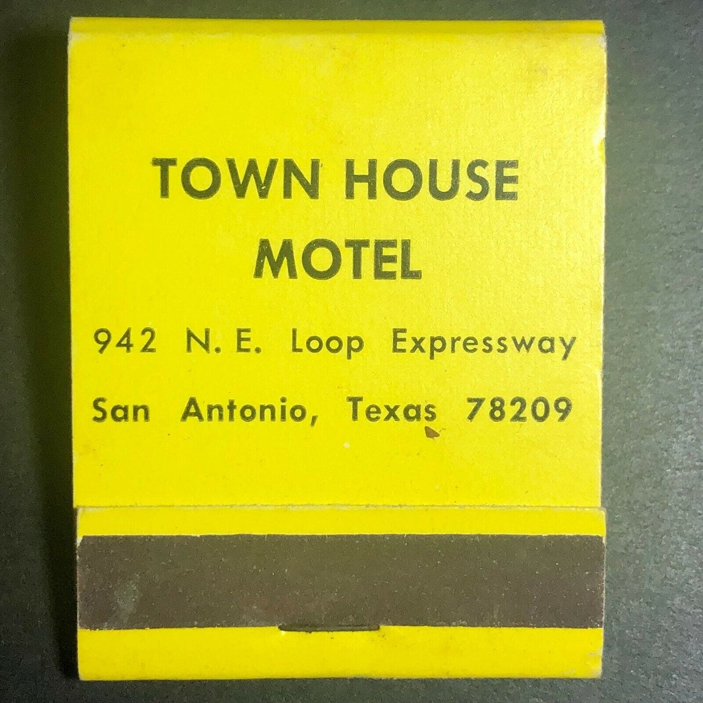 1960's-70's Full Matchbook - "Town House Motel" "Best Western" San Antonio, TX