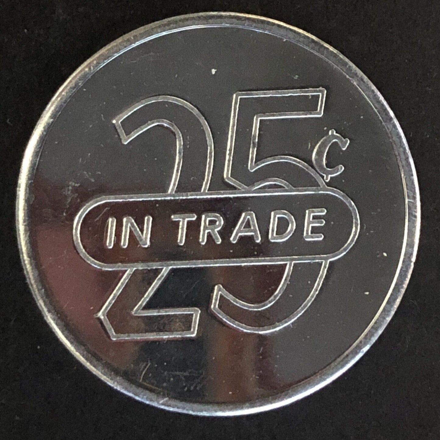 Houston, TX A.A. Johnson Collector* 1972 Alum. G/F 25c Trade Token 28.6mm
