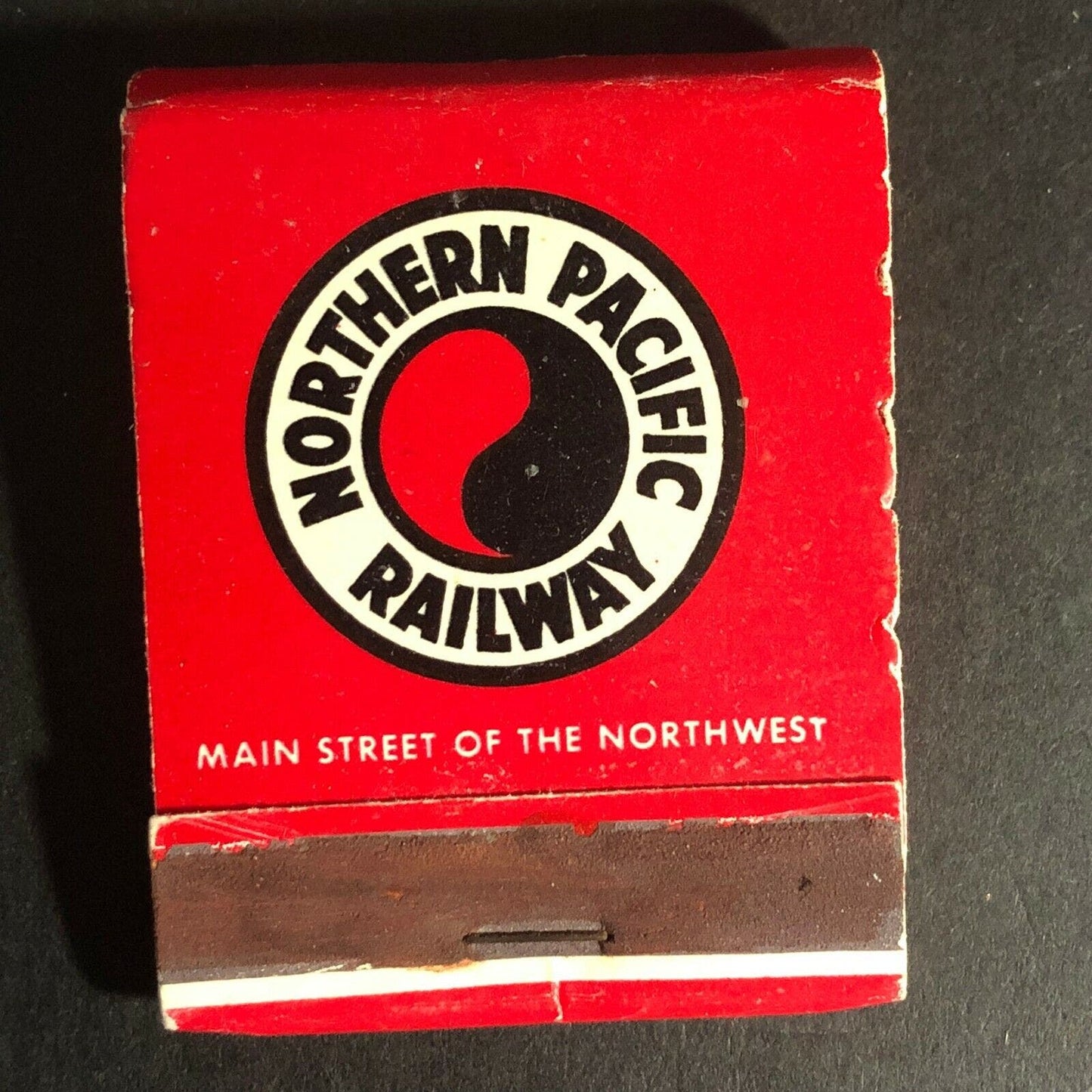 Vintage Northern Pacific Railway Railroad Half Full Matchbook c1960's