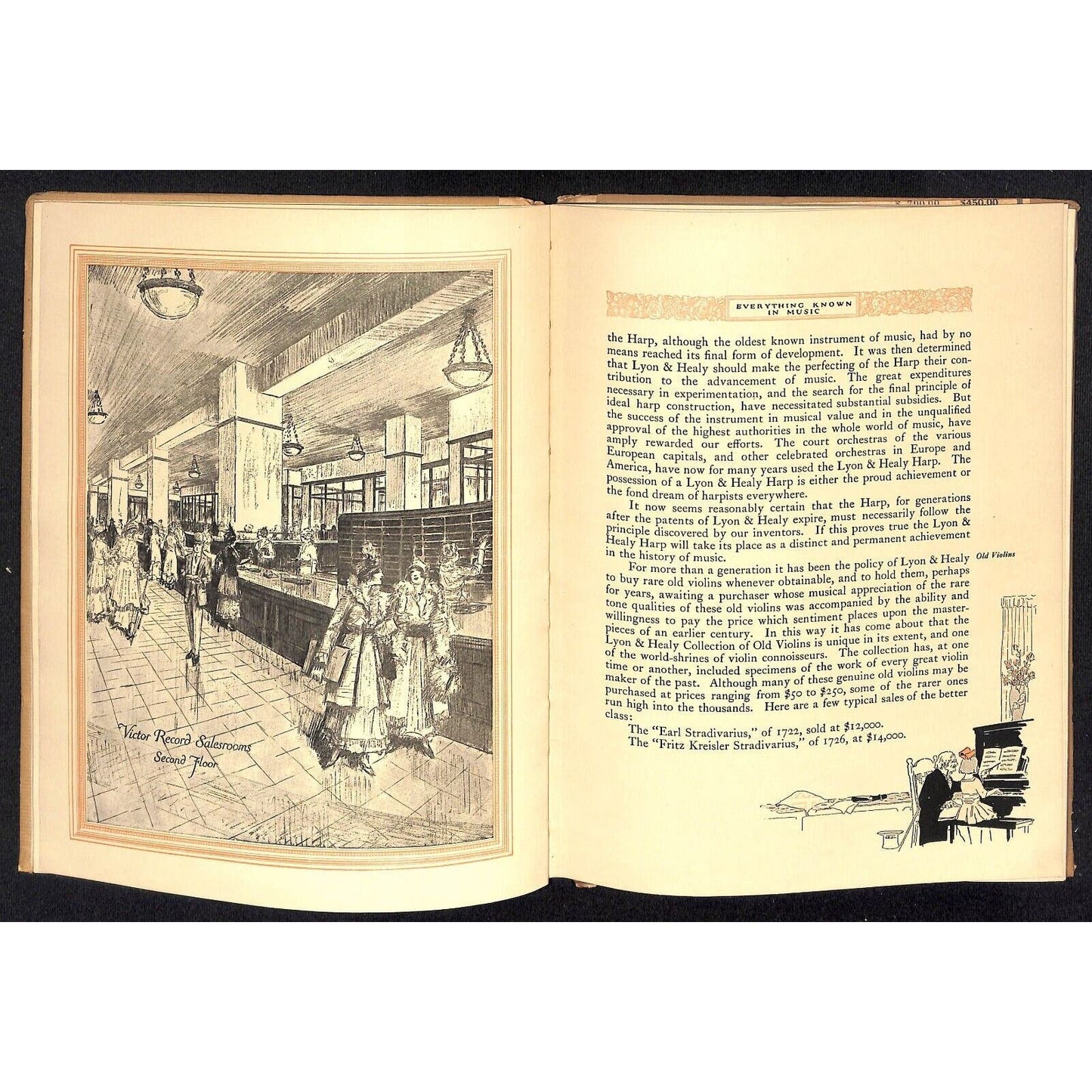 Lyon & Healy Robert Blum "Everything Known in Music" 1916 HC 60pp VGC Scarce
