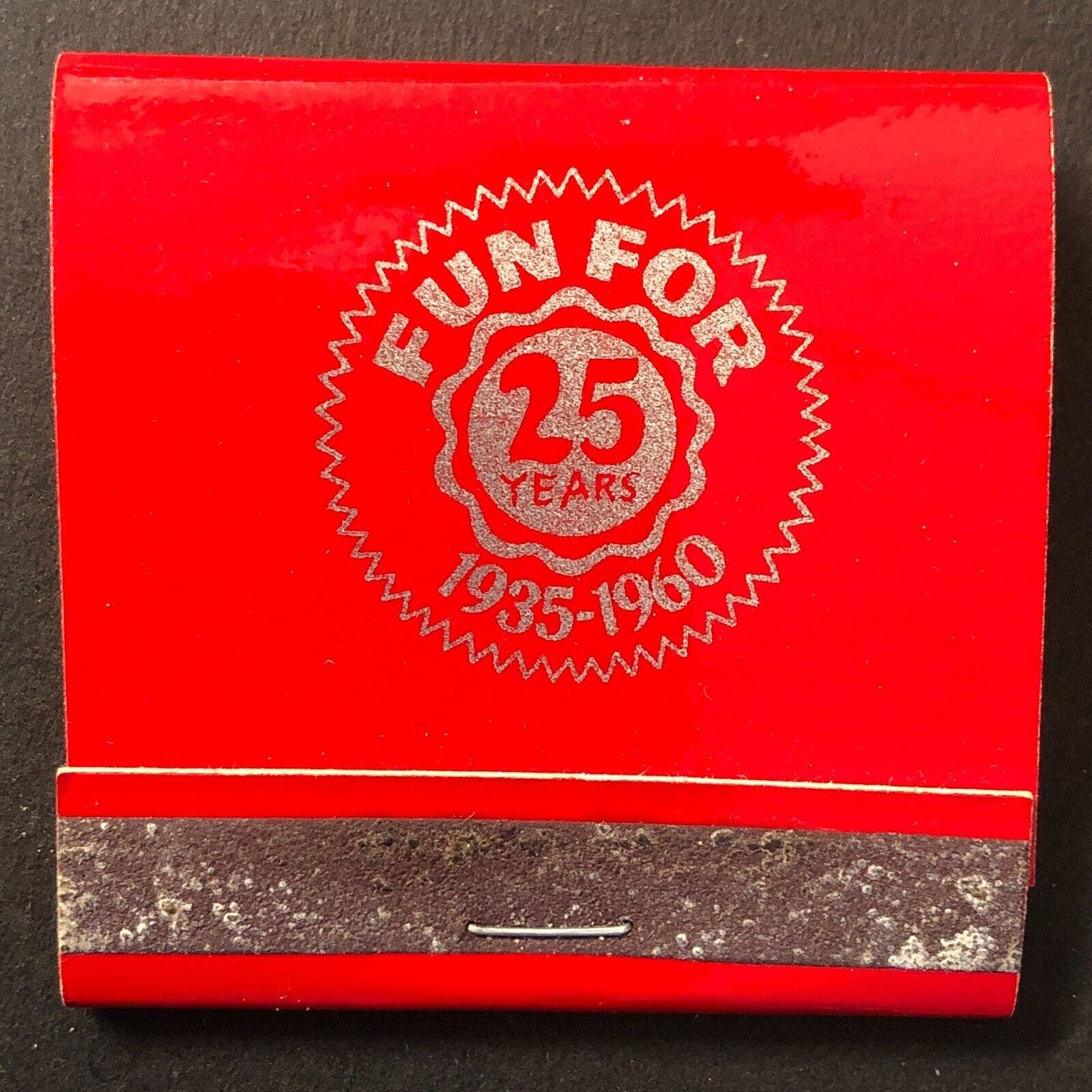 Harolds Club Casino Reno, NV "25 Years" Full Matchbook 1960 VGC Scarce