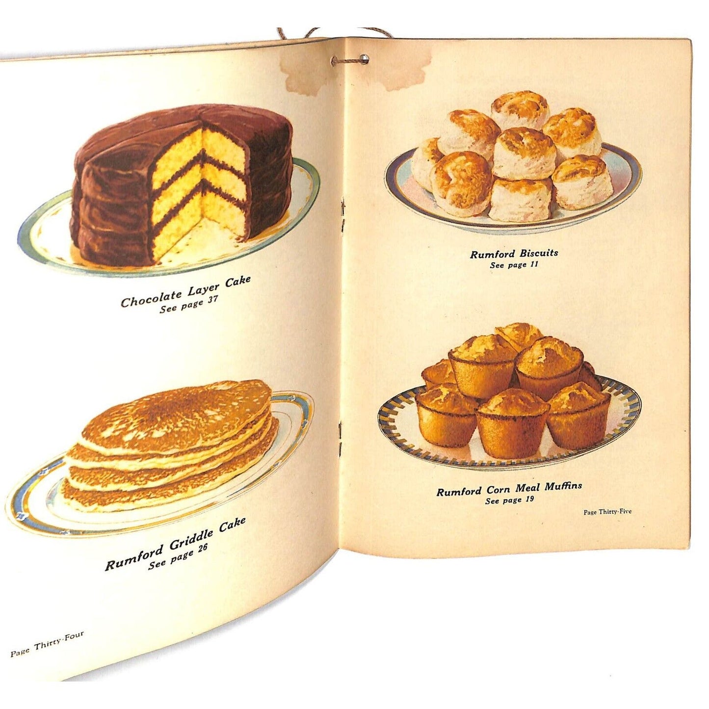 Rumford Everyday Cook Book ..Housekeeper and Student 68pp c1925-35 VGC