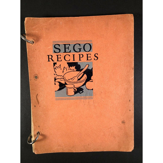 1950's Recipes Book Desserts Beverages Breads Cakes Candies Sego Milk