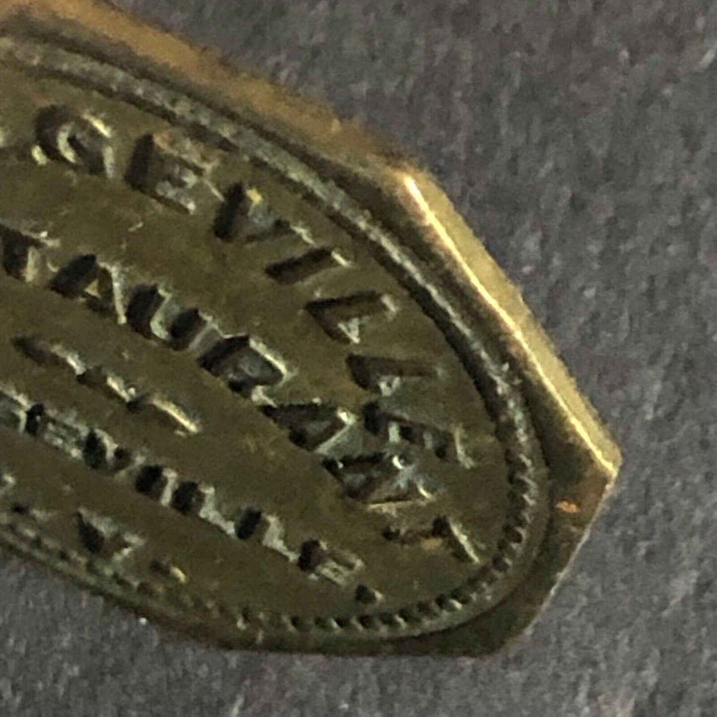 Dolgeville Restaurant NY Brass Token G/F 25c In Trade 22mm Octagon Scarce