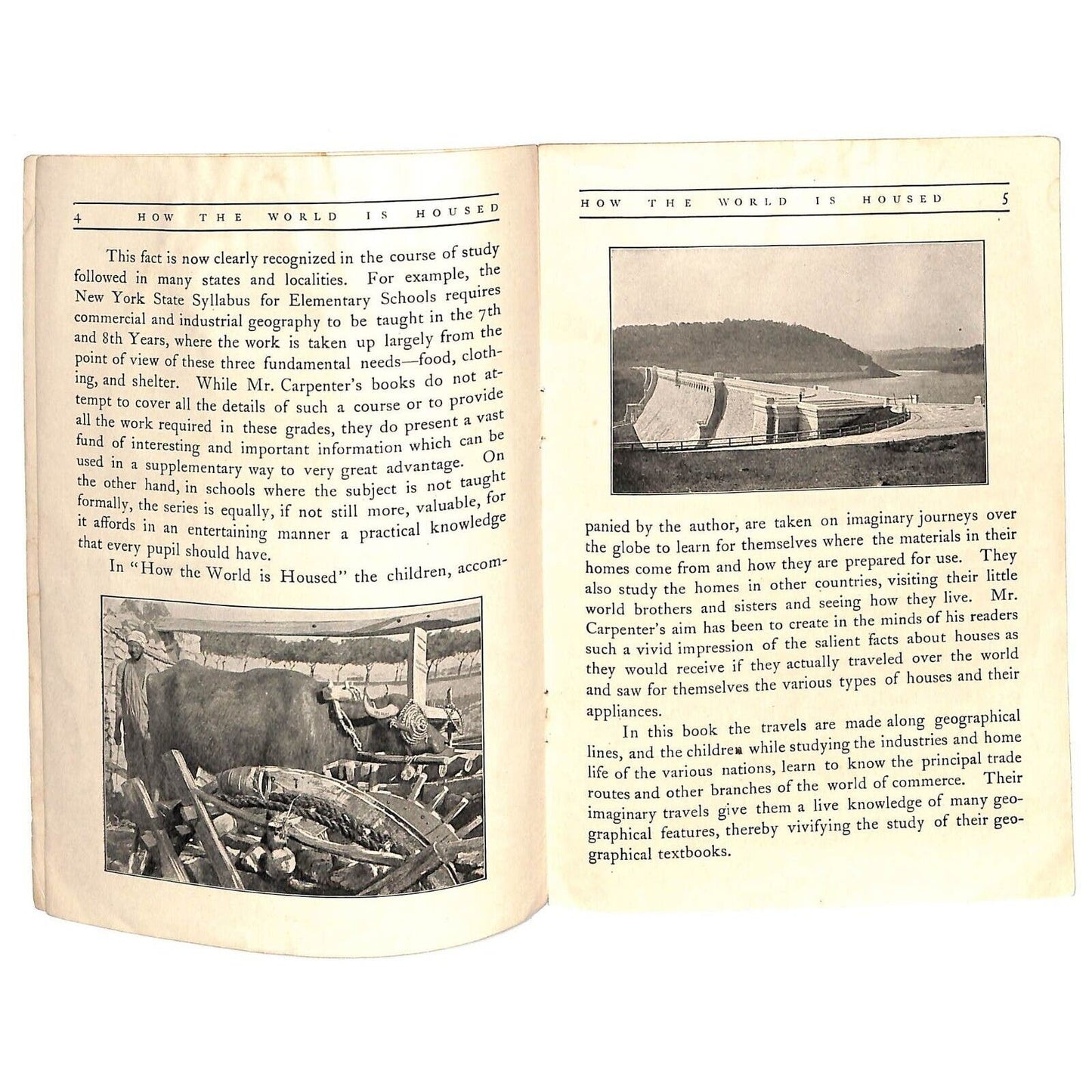 Carpenter's 1911 "How the World is Housed" Brochure 9pp Scarce