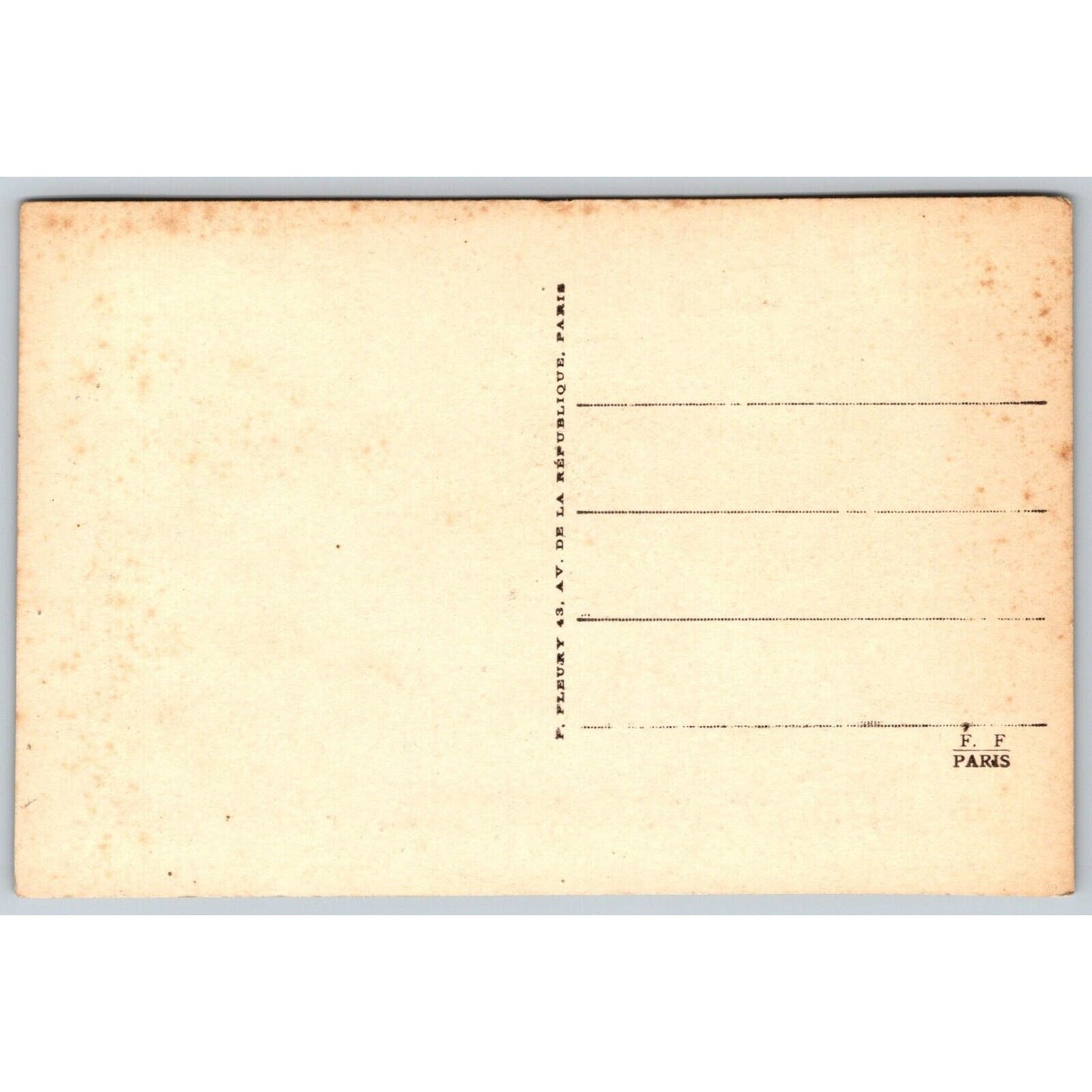 French Railroad RPPC* Postcard Machine 141-049 C 187 c1910 F. Fleury