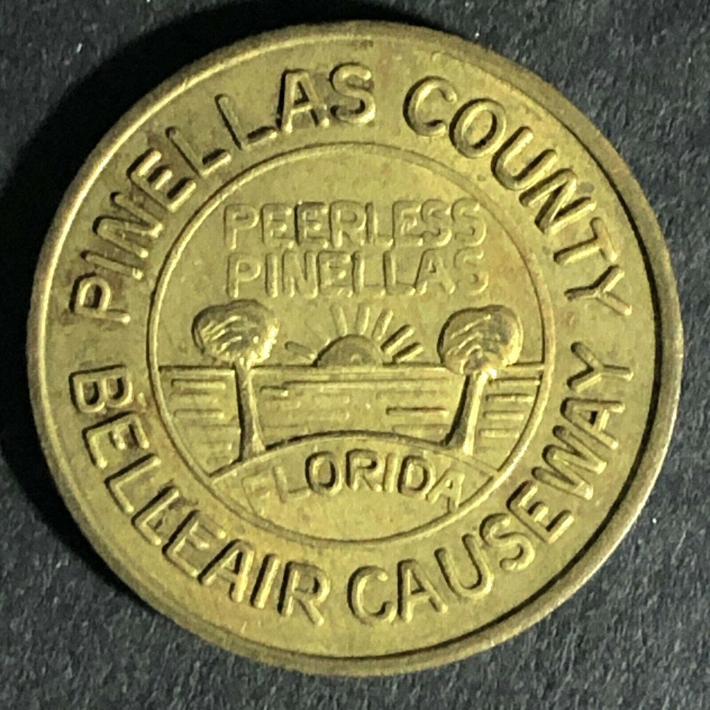 Pinellas County Belleair Causeway Token 20mm