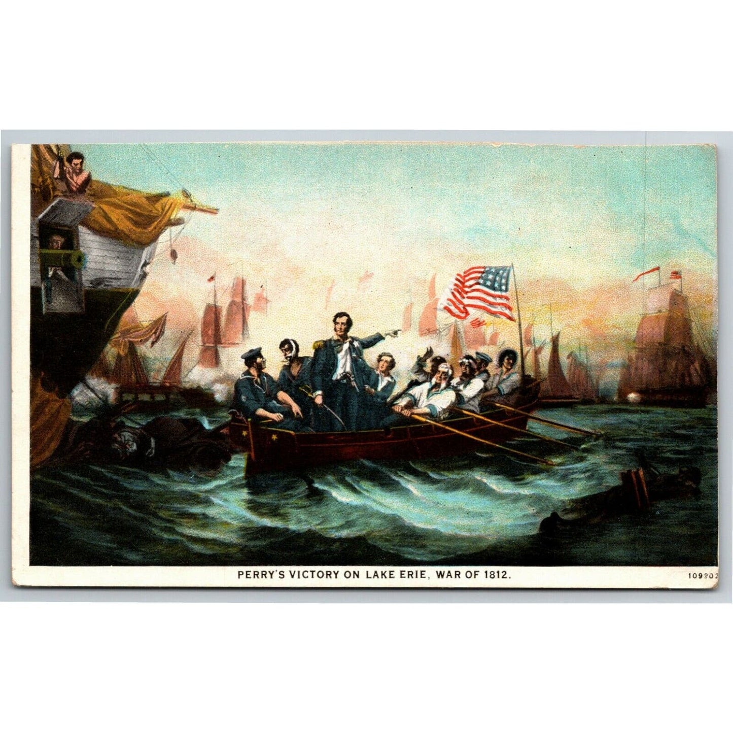 Vintage Postcard 1926 Philadelphia Sesqui-Centennial "Perry's Victory"