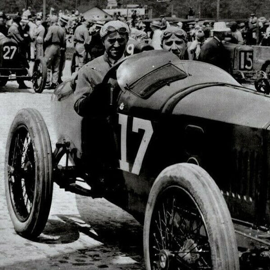 Dario Resta Indy 500 Winner 1916 - 8 x 10 Glossy B&W Photograph VGC - Stamped