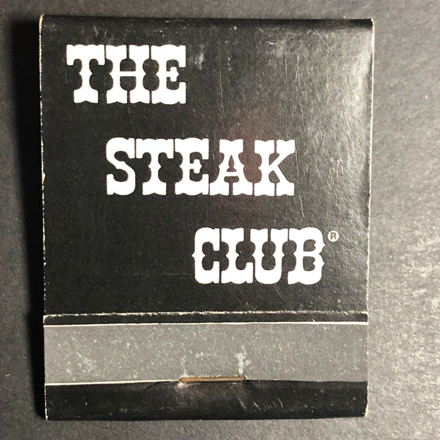 1970's-80's Full Matchbook - "The Steak Club" Wethersfield Windsor Locks, CT